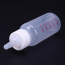 50ml Puppy Kitten Feeding Bottle Pet Dog Cat Transparent Silicone Feeder Newly