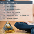 6cm Orgone Pyramid Peridot Crystal Stone Healing Orgonite Energy Chakra (I)