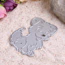 Scrapbook DIY Cute Dog Dying Card Maker Metal Cube Cutting Scab