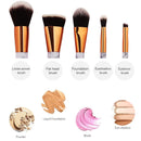 5pcs Makeup Brush Kit Eyebrow Blush Foundation Powder Beauty Cosmetic Brush