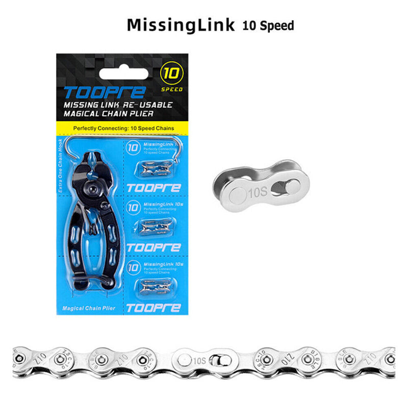 TOOPRE MTB Bike Chain Quick Link Tool Master Link Repair Pliers Kits (10S)
