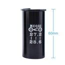 Bike Seat Tube Aluminum Alloy Seatpost Reducing Sleeve Adapter Adjust Diamete