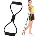 Yoga Resistance Bands 8 Word Pull Rope Tension Rope Exercise Fitness Equipm