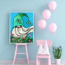 40x50cm DIY Gnome Oil Paint By Numbers Picture Home Living Room Wall Decorati