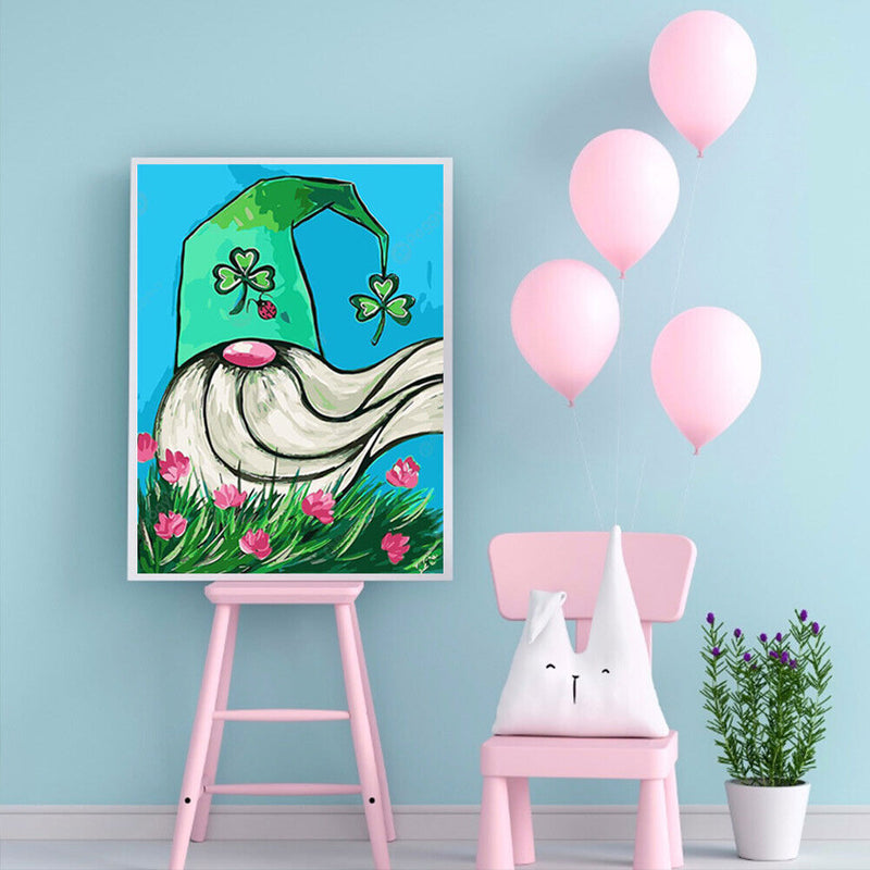 40x50cm DIY Gnome Oil Paint By Numbers Picture Home Living Room Wall Decorati