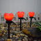 Solar Streetlight Outdoor Lawn Garden Path Yard Love LED Stake Lamp (Red) Newly