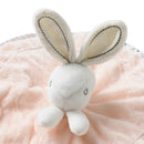 Cute Rabbit Velvet Baby Rattles Appease Towel Sleep Soothing Toys (Pink) Newly