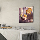 5D DIY Diamond Painting Full Round Drill Cat Rhinestone Modern Wall Home Deco