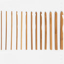12pcs Hot Sell Weave Knitting Handle Hook Needle Bamboo Crochet 3-10mm