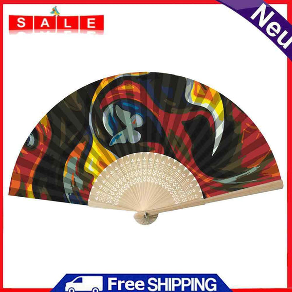 Butterfly Folding Fans DIY Painting By Numbers Fans Art Home Decor for Gifts