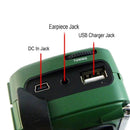 Alloyseed FM Radio DE13 FM MW SW Crank Dynamo Solar Power Emergency Radio World Multiband