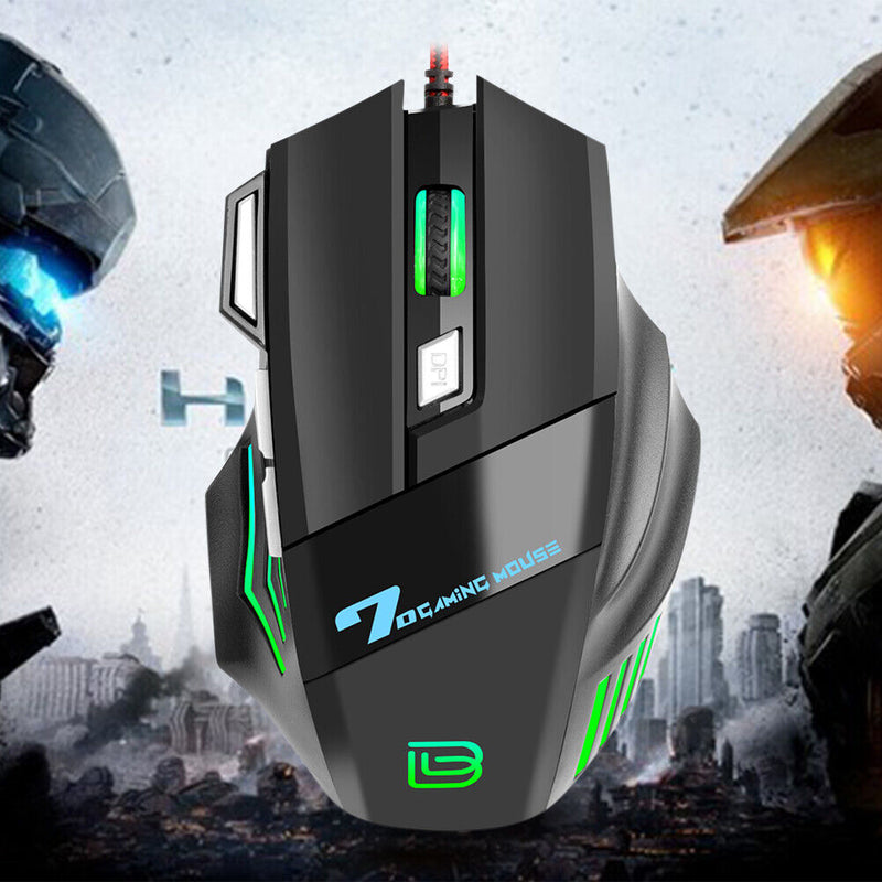 Professional Wired Mouse Mechanical Mouse Gamer RGB Mice for PC Notebooks