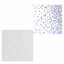 Decorative Drawing Paper Embossing Falling Snow Stencil Template Scrapbooking