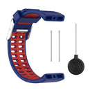 Silicone Watch Band for Polar V800 Replacement Wrist Strap (Blue Red) Newly