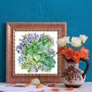 5D DIY Diamond Painting Kits Full Square Drill Succulents Mosaic Wall Picture