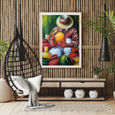 Making Ceramics Oil Paint By Numbers Kit DIY Handpainted on Canvas Wall Art