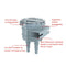 Yacht Plastic Boat Sea Water Strainer Filter Intake Basket Strainer Marine