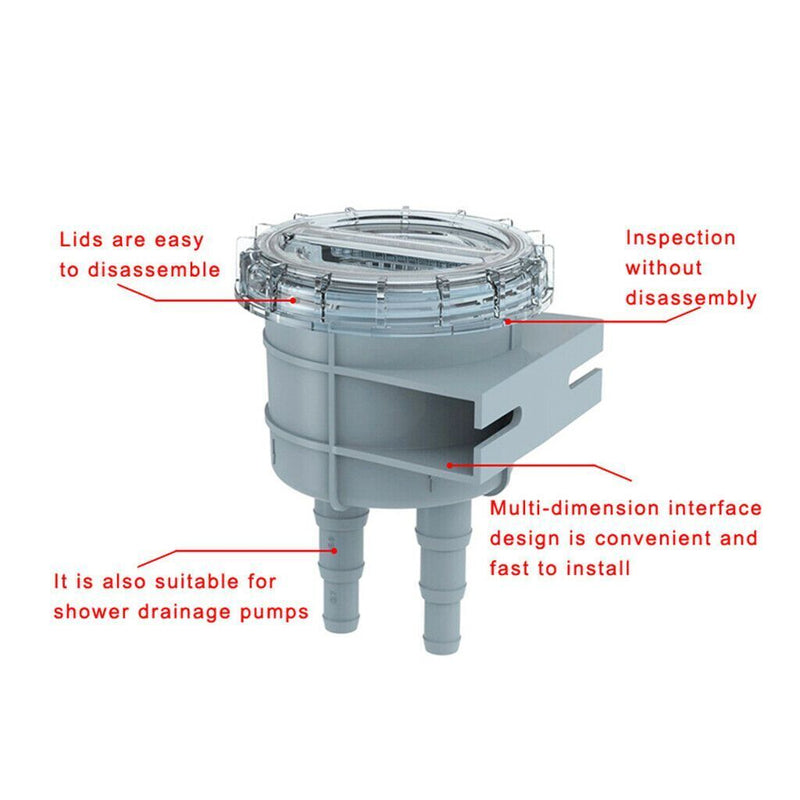 Yacht Plastic Boat Sea Water Strainer Filter Intake Basket Strainer Marine