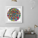 5D Full Round Drill Picture DIY Gorgeous Mandala Rhinestone Diamond Paintin