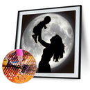 5D DIY Diamond Painting Kit Mom and Baby Full Round Drill Wall Decor Mother Gift
