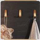 Coat Holder Bathroom Wall Hook Towel Hanger Punch-free Metal Hooks For 5 PCS