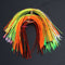 10 Bundles 50 Strands Silicone Skirts Fishing Skirt Rubber Jig Lure Mixed Color
