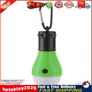 3LED Tent Hanging Lamp 3 Modes SOS Emergency Carabiner Bulb Light(Green) Newly
