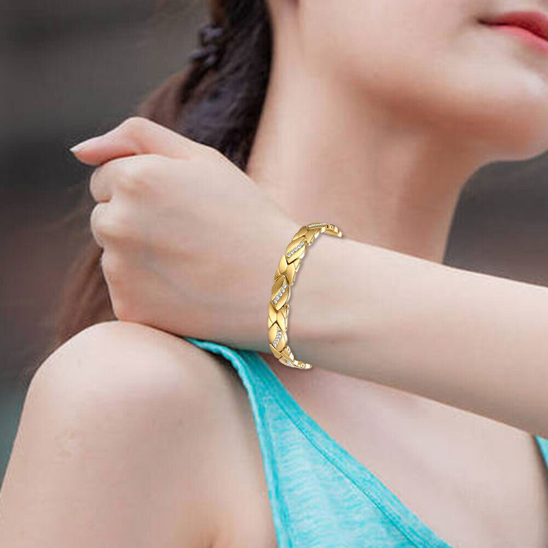 Women Bracelets Magnetic Arthritis Pain Relief Therapy Bangle Bracelet Jewelry