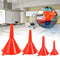 4PCS Plastic Red Different Size Funnel Set Kitchen Oil Garden Clean Fuel to D6I9