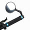 1pc Bicycle Handlebar End Mirror 360 Rotatable Round Bike Side Rearview Mir