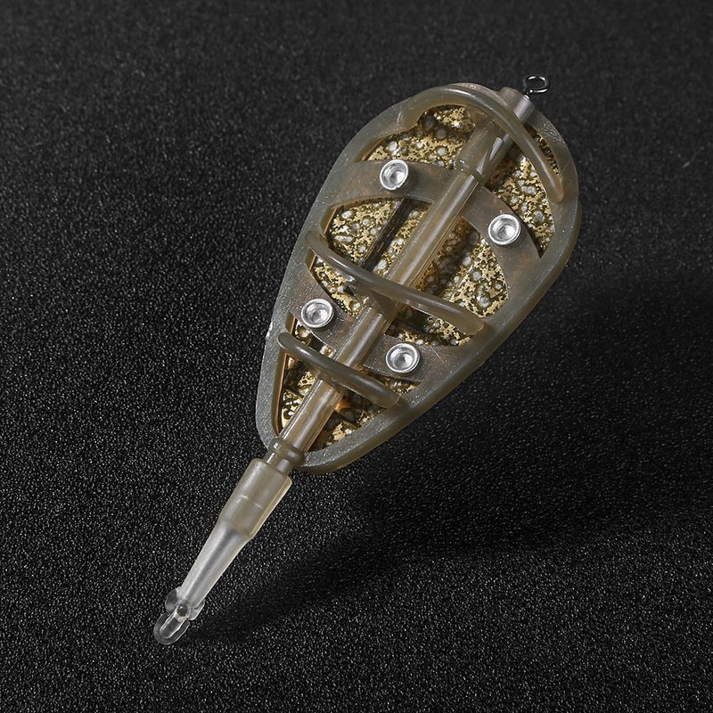 Bait Inline Method Carp Fishing Bait Basket Feeder Mould Set (30/40/50g) Newly