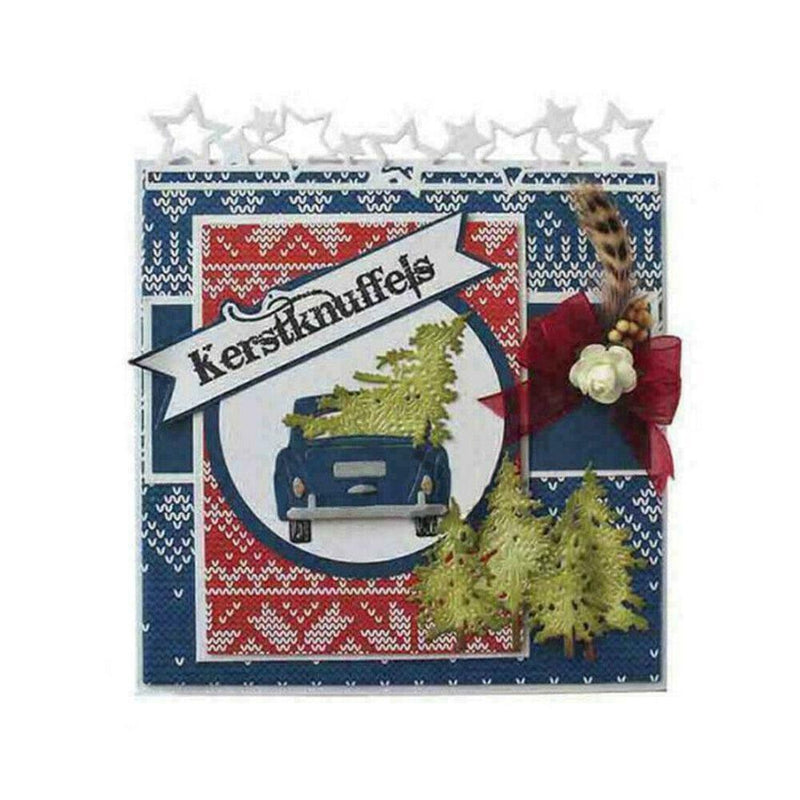 Christmas DIY Tree Car Metal Cutting Dies Stencil Scrapbook Paper Craft