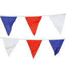 12 Flags White Red Blue Flag Banner Pennant Wedding/Birthday Party Decor Newly