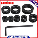 8pcs Woodworking Multifunction Drill Bit Locator Ring Household Construction Kit