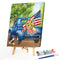 HandPainted Oil Paint Kill Time Picture Coloring Artcraft Flower Abstract Series