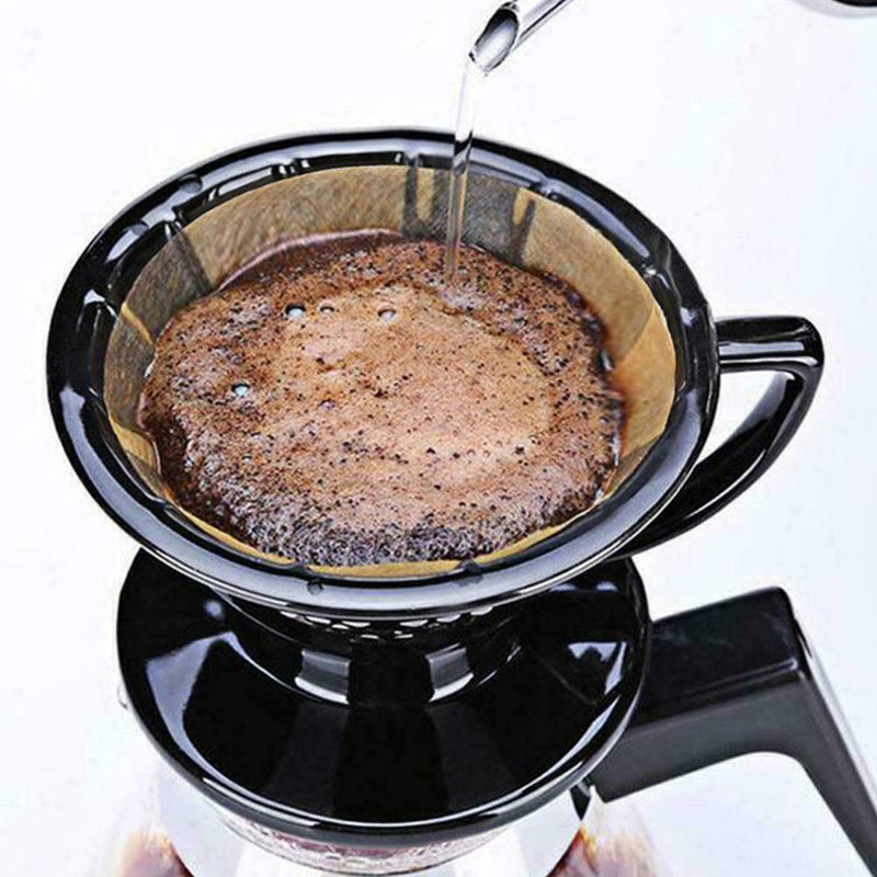 100 Coffee Filter Hand Drip Paper Espresso Filter Hand Paper Cafe CA F8N3