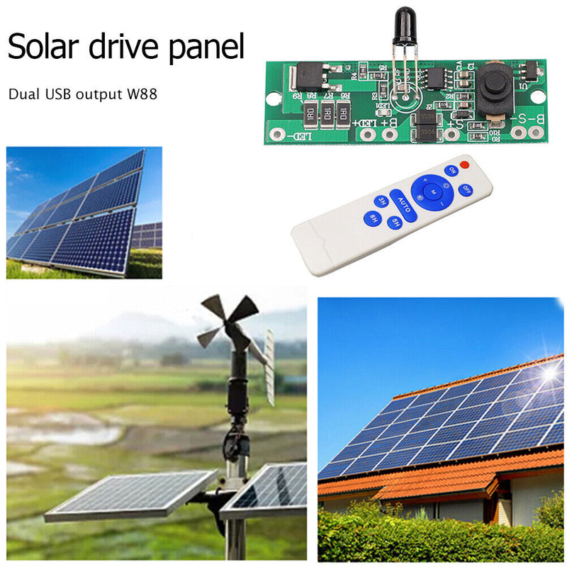 3.2V/3.7V Solar Street Light Panel Solar Circuit Board w/ Remote Control Newly