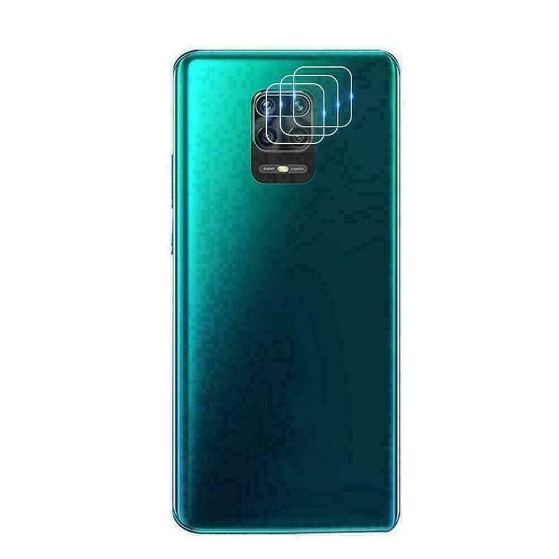 For Redmi Note 9S / 9 Pro Case Clear Cover & D7E1 9H Protector U2E3 R7M0 U2V3