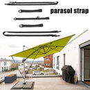 Garden Fixed Strap Cantilever Parasols Wind Protection Wind Lock Adjustable`