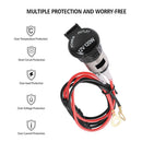 Car Metal Cigarette Lighter Socket 12V with Wires for Car Vacuum Tire Inflator
