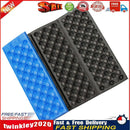 Outdoor Camping Mat Cushion Folding Portable Picnic Seat Pad (Blue Black) Newly