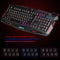 A877Y Backlit 104 Keys Russian Layout Mechanical Feeling Wired Gaming Keyboard