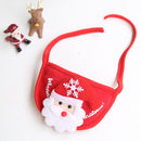 Warm Dog Winter Decorative Clothes Pet Hat Collar Bib Christmas Costume Cospa
