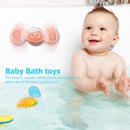 Sucker Finger Spinning Rotating Toys Kids Bathing Soothe Emotions Toys for Baby