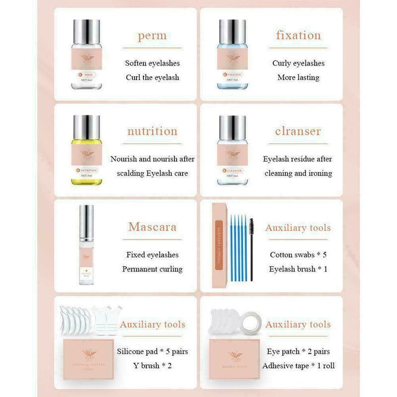 Lash Lift Kit Eyelash Extensions Kit Lashes Eyebrow Brow Lamination R5Y5 D5C5