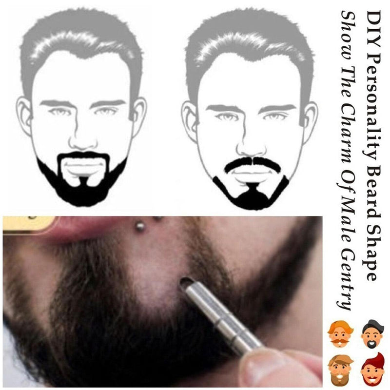 Hair Razor Pen Modeling Trim Hair Art Design Tattoos Engraving Pen W/ blades Se_