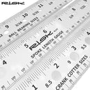 Bike Spoke Ruler Spokes Length Gauge Ball Bearings Measuring Tool Steel Body