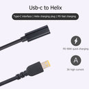 USB Type C Female to DC Connector PD Fast Charger Adapter for ThinkPad 10 Helix