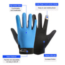 #A Anti Slip Men Gloves Summer Touch Screen Sports Fishing Bike Cycling Hand Glo