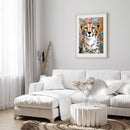 Snow Leopar DIY Diamond Painting Kits Full Round Drill Home Wall Decor